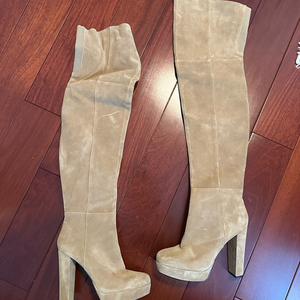 Alice + Olivia suede boots